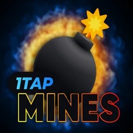 1Tap Mines logo by Turbo Games Crown Pokies Casino