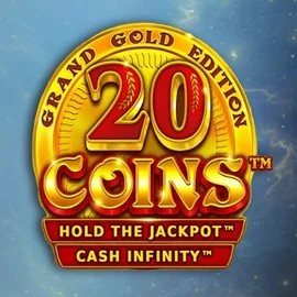 20 Coins Grand Gold Edition game by Wazdan – logo hosted on Crown Pokies Casino