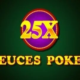Logo of 25x Deuces Poker from iSoftBet at Crown Pokies Casino