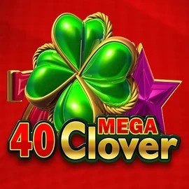 Logo of 40 Mega Clover from Amusnet Interactive at Crown Pokies Casino