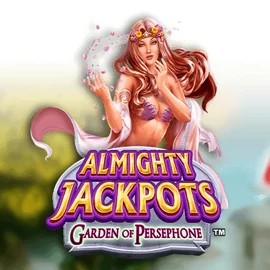 Almighty Jackpots: Garden of Persephone logo by Novomatic Crown Pokies Casino