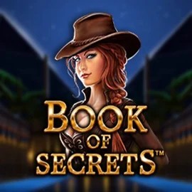 Book of Secrets slot logo by SYNOT Games at Crown Pokies Casino