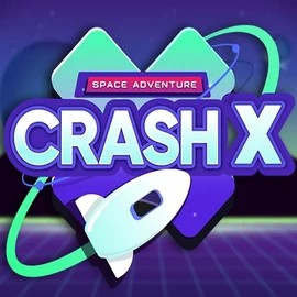Crash X game by Turbo Games – logo hosted on Crown Pokies Casino