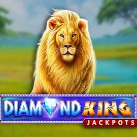 Diamond King Jackpots online game logo by SpinPlay Games on crown-pokies.bet