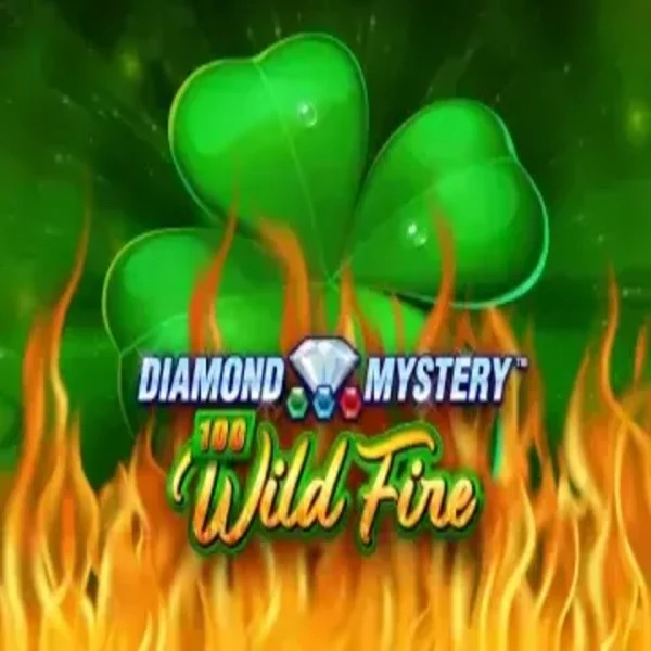 Diamond Mystery 100 Wild Fire logo by Greentube at Crown Pokies Casino