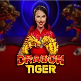 Dragon Tiger (Live) online game logo by Pragmatic Play on crown-pokies.bet