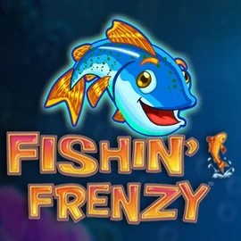 Fishin Frenzy slot logo by Blueprint Gaming at Crown Pokies CasinoFishin Frenzy