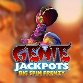 Enjoy Genie Jackpots: Big Spin Frenzy by Blueprint Gaming – logo hosted on crown-pokies.bet