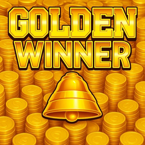 Official Slots logo: Golden Winner by Inspired Gaming at Crown Pokies Casino