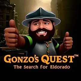 Gonzo's Quest slot logo by NetEnt at Crown Pokies CasinoGonzo's Quest