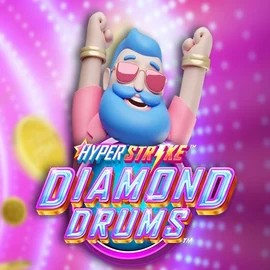 Hyper Strike Diamond Drums logo by Gameburger Studios at Crown Pokies CasinoHyper Strike Diamond Drums