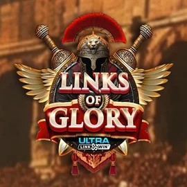 Slots logo of Links of Glory from Slingshot Studios at Crown Pokies Casino