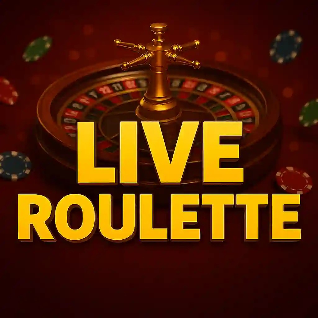 Official Live Casino logo: Live Roulette by Evolution at Crown Pokies Casino