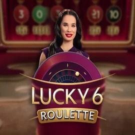 Lucky 6 Roulette logo – Live Casino by Pragmatic Play at Crown Pokies Casino