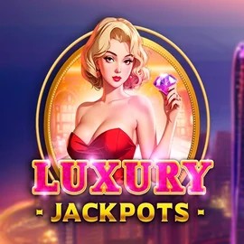 Luxury Jackpots logo – Jackpots by Triple Cherry at Crown Pokies Casino