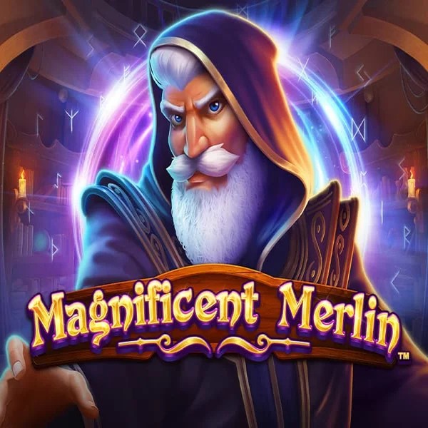 Magnificent Merlin slot visual from Greentube available on crown-pokies.bet