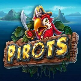 Logo of Pirots from ELK Studios at Crown Pokies Casino