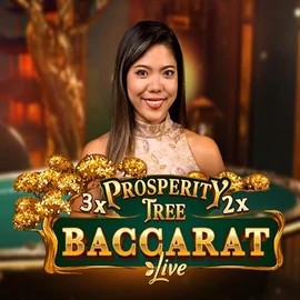 Prosperity Tree Baccarat slot logo by Evolution at Crown Pokies Casino