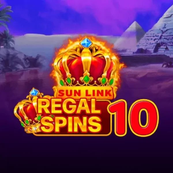 Slots logo of Regal Spins 10 from PatePlay at Crown Pokies Casino