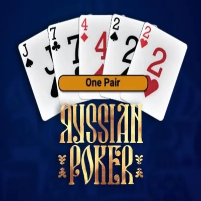 Russian Poker logo by OneTouch Games at Crown Pokies CasinoRussian Poker