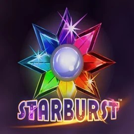 Starburst casino game by NetEnt – featured logo at Crown Pokies Casino