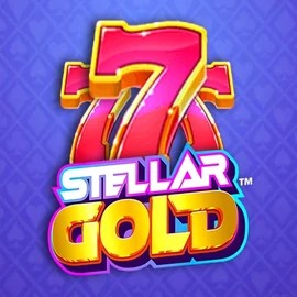Stellar Gold game by Snowborn Games – logo hosted on Crown Pokies Casino