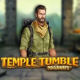 Temple Tumble Megaways logo by Relax Gaming at Crown Pokies Casino