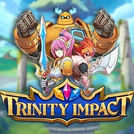 Trinity Impact game by Play'n GO – logo hosted on Crown Pokies Casino