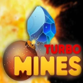 Turbo Mines slot icon by Turbo Games, available at Crown Pokies Casino