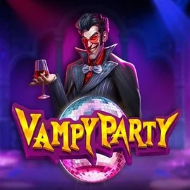 Vampy Party logo by Pragmatic Play at Crown Pokies Casino